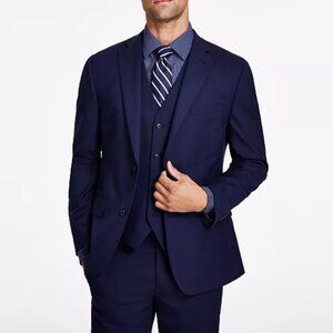 Men's ALFANI Slim Fit Solid Suit Jacket Blazer in NAVY BLUE Size 40R NEW $360
